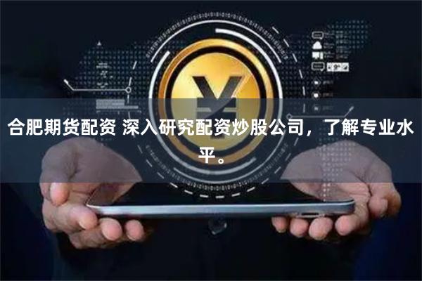 合肥期货配资 深入研究配资炒股公司，了解专业水平。