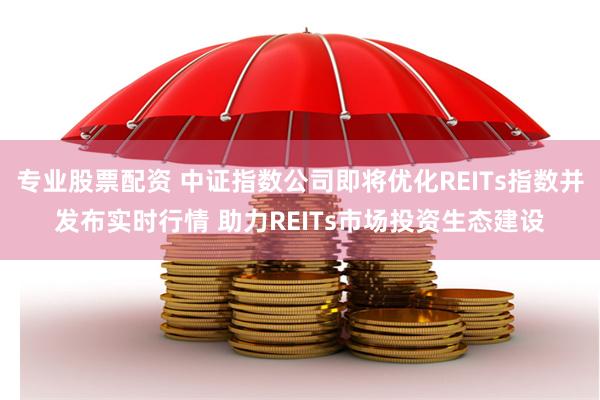专业股票配资 中证指数公司即将优化REITs指数并发布实时行情 助力REITs市场投资生态建设